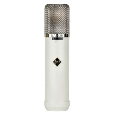 FLEA Microphones M 251 Large Diaphragm Tube Condenser Microphone - White image 1