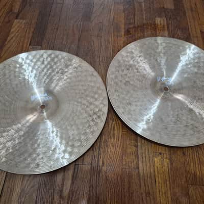 14" Zildjian B12 Custom Hand Hammered & Lathed (DEMO) Hi Hat Pair image 4