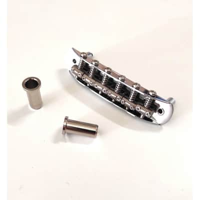Jazzmaster/Mustang Style Bridge Body inserts Radius 54mm Screw Saddles image 2