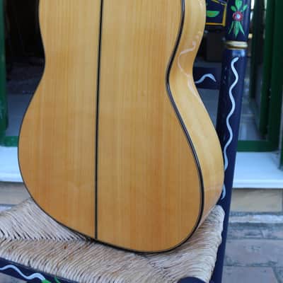 Flamenco Guitar Juan Montes Rodriguez Cypress + Hardcase Blanca image 5