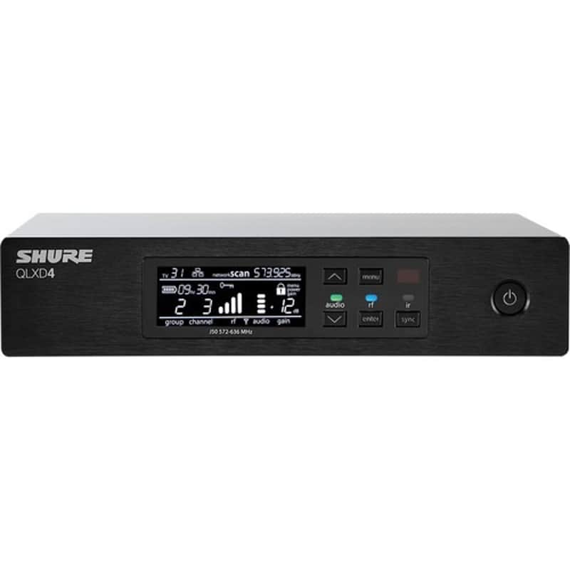 Shure QLXD4 Half-Rack, Single Channel Receiver - H50 Frequency image 1