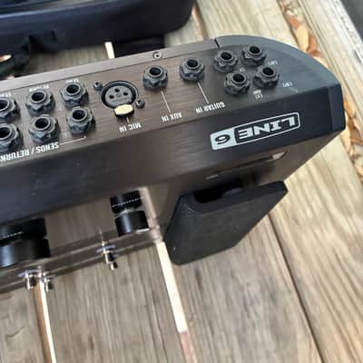 Line 6 Helix Floor 2015 - Present - Black electric guitar modulator multi effect pedal system image 4
