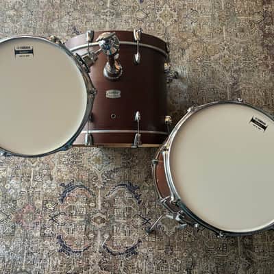 Yamaha Tour Custom Bop Shell Pack in Chocolate Satin (18x14, 14x13, 12x8) with Gator Protector Bags image 3