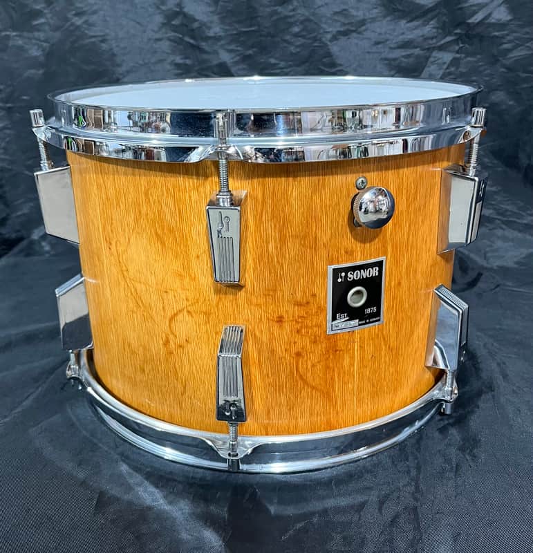 Sonor Phonic 1978 9"x13" Rack Tom Natural Beech-Restored image 1