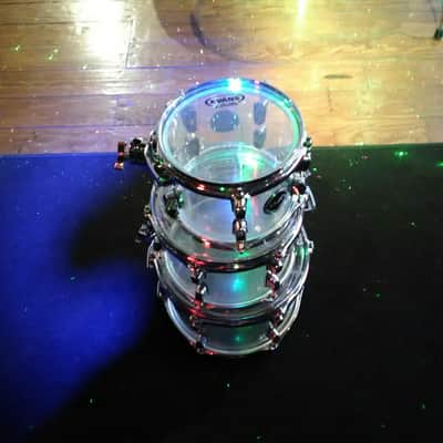 Crush Acrylic Drum Kit 7-Piece Clear Acrylic image 6