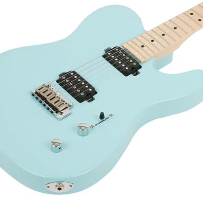 Corona Modern Standard T Daphne Blue Alder Maple Locking Tuner HH Telecaster image 3