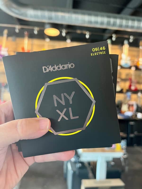 D’Addario NYXL09|46 Nickel Plated Electric Guitar Strings,Super Light Top/Regular Bottom,09-46 image 1