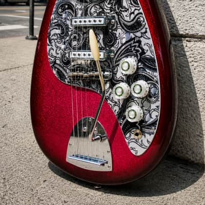 KAPA MINSTREL 1958 - CUSTOMIZED. PURPLE SPARKLE. Only 1. Rare. Showstopper. Only 1. image 5
