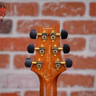 PRS Private Stock#6702 Custom 22 Quilted Maple Top with Floyd Sholz Hand Carved “Red Tail Hawk” in Satin Purple Mist 2018 w/OHSC image 11