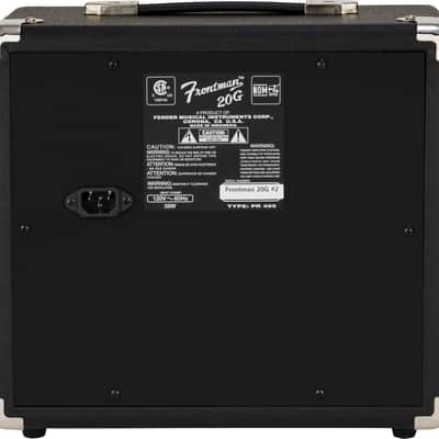 Fender Frontman 20G 20W Guitar Combo Amp Black image 3