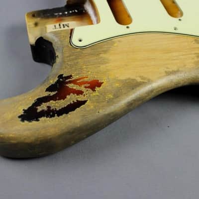 MJT Official Custom Order Vintage Aged Nitro Finish Guitar Body by Mark Jenny VTS Sunburst image 3