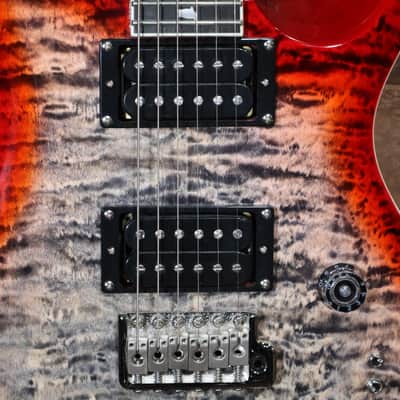NEW! PRS SE Custom 24-08 Quilt Charcoal Cherry Burst image 7