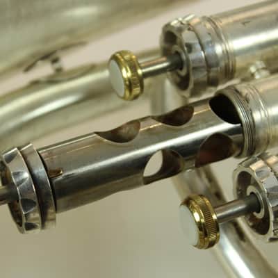 Besson New Standard Compensating Euphonium SILVER NICE! image 10
