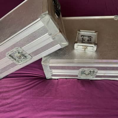 Vestax PDX-2000 Turntables Pair - Flight Cases - Dustcovers - Premium Mats & Stanton Kit image 11
