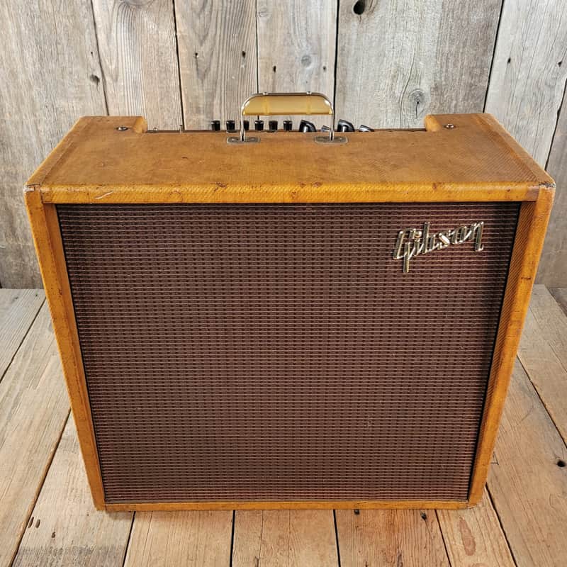 Gibson GA-80 Vari-tone Robin Trower Owned? Tweed Guitar Amp 1959 - Tweed image 1