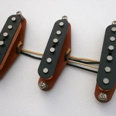 Stratocaster A2 Pickups SET Hand Wound Fits Fender by Q pickups Squire Coil Tap BRIDGE Strat image 3