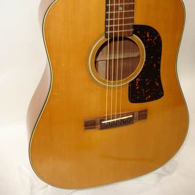 Vintage Washburn D15 Acoustic Guitar, Natural image 2