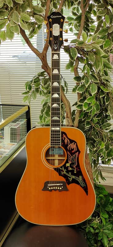 Epiphone Masterbilt Excellente FT120 Series Acoiustic Guitar w/ Built-in Electronics 2020 - Present - Antique Natural Bild 1