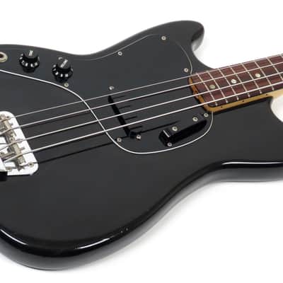Fender Musicmaster Bass 1978 Black Left Handed with Hang Tag! image 7