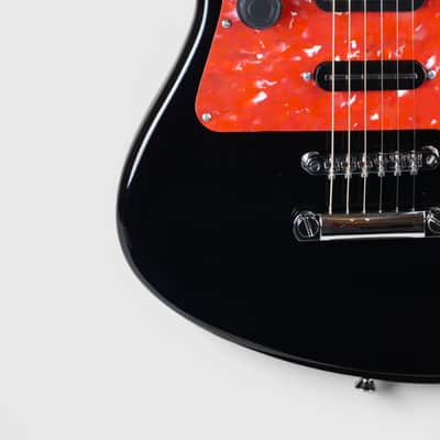 Borisov USSR Style Distortion Guitar Dark Finish Integrated Fuzz Effect image 5