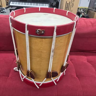 Florance Drum Company Rope Tuned Field Snare 15x15 - Natural/Red image 4