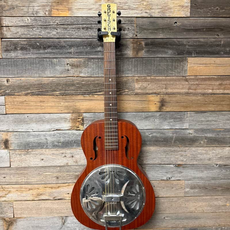 Gretsch G9200 Boxcar Round-Neck Resonator Guitar 2010s - Natural image 1
