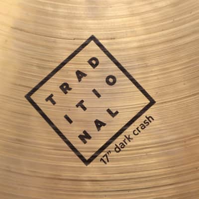 Istanbul 17 Inch Traditional Dark Crash Cymbal image 4