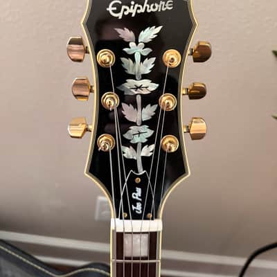 2003 MIK Epiphone Joe Pass Emperor II – Unsung Korea – Vintage Sunburst – OHSC image 3