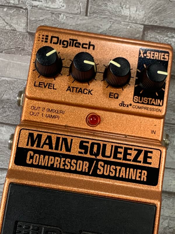 DigiTech Main Squeeze Compressor 2000s - Orange image 1