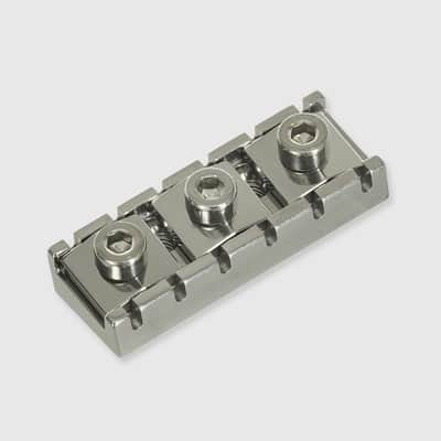 Tremoline FT36-R3-SP Stainless Steel double locking tremolo + R3 (42.8mm) Locking Nut, low profile image 7