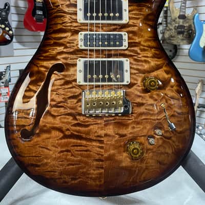 PRS Wood Library Special 22 Semi Hollow - Custom Color Smokeburst w/Paisley Case & PLEK*D #551 image 2