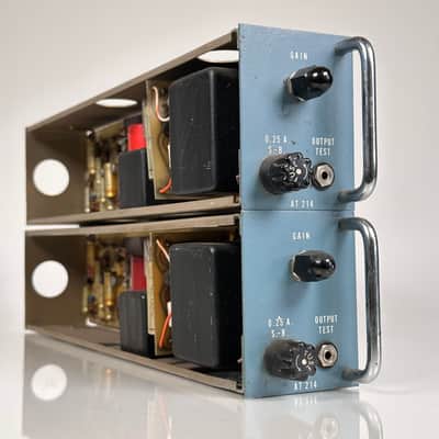 Vintage McCurdy AT-214 Preamp Stereo Pair Broadcast (Rare)