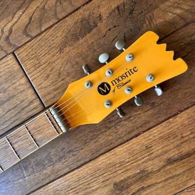 1990s Mosrite The Ventures Vibramute '65 Reissue Electric Guitar Red MIJ Kurokomo Japan image 9