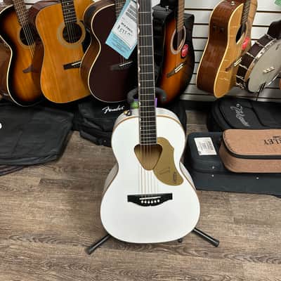 Gretsch G5021WPE Rancher Penguin Parlor Acoustic/Electric Guitar (White) image 1