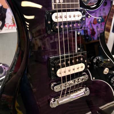 Gibson Victory Figured Top Electric 2025, Dark Purple Burst with Hardshell Case - Pre Owned image 5