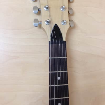 Caraya Ei38 3/4 Size Traveler Series 6 string Electric Guitar Blue-Full Kit image 4