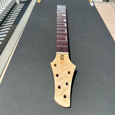 Warmoth Meadowhawk (Fits Stratocaster) Neck - Birdseye Maple + Rosewood, Stainless Jumbo frets, 25.5" Scale, 42mm Nut image 13