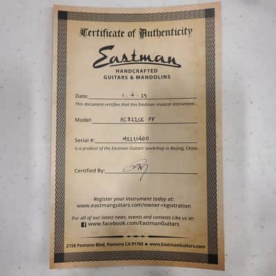 Eastman AC822CE-FF - Natural - M2211400 image 12