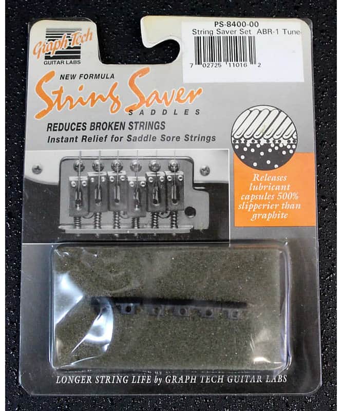 Graph Tech String Saver Originals Saddles Set compatible with Tune-O-Matic ABR-1 (PS-8400-00) image 1