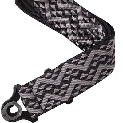 D'Addario Auto Lock Guitar Strap - Padded Geometric image 2