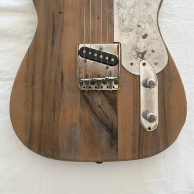 Electric Guitar - Reclaimed Wood - T-Style - Old Grey Maple - 120 image 1