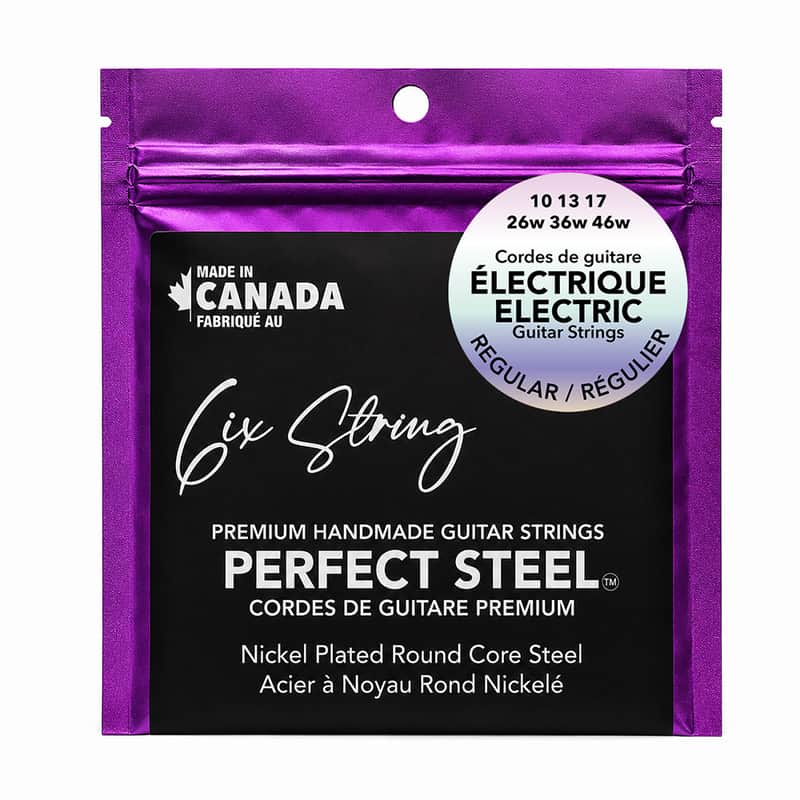 6ix String PERFECT STEEL Nickel Electric Guitar Strings 10-46 - EXTRA LIGHT NPS-1046 Bild 1