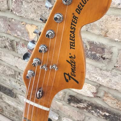 Fender '72 Telecaster Deluxe (Mexico) - Black - Refinished Worn Nitrocellulose Relic image 4