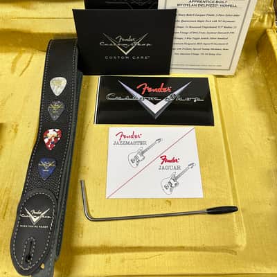 Mint Fender Custom Shop NAMM Masterbuilt Apprentice Dylan Delpizzo-Howell 1962 Jazzmaster Ultra Heavy Relic - Inca Silver #78858 image 16