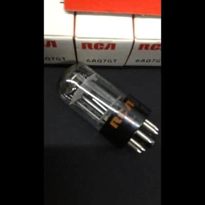 Full Sleeve (5) NOS NIB RCA 6AQ7GT Vintage Radio Vacuum Tubes TESTED B.9609 image 2