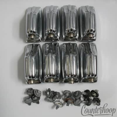 *Rogers 8x Beavertail Tom/Snare Drum Lugs Chrome XP8 Big R Fullerton Vintage 70s image 1