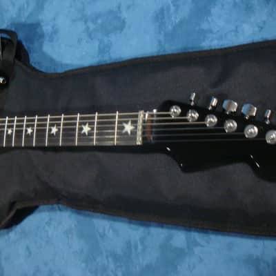 Custom Semi-Hollow Body Thin Line Strat w Lindsey Fralin Split Blade P'ups Black image 16