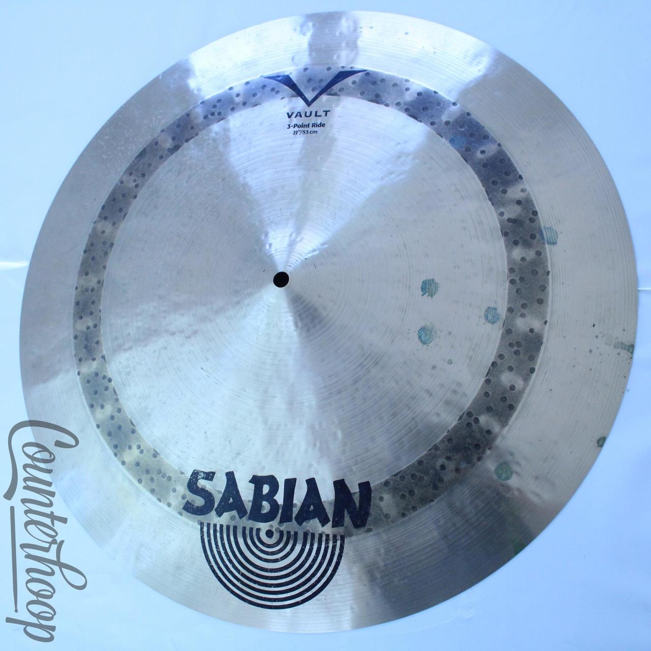 Sabian 21"Vault 3-Point Ride Cymbal Jack De Johnette B20 2399g Hand Hammered HH — main photograph