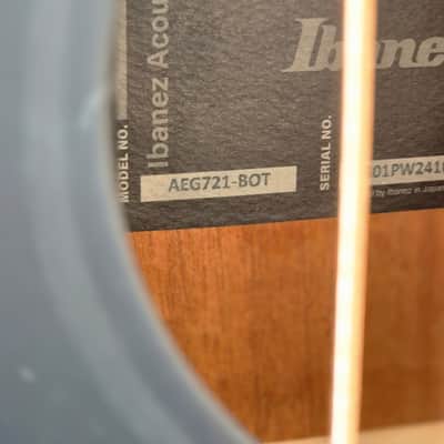 Ibanez AEG721-BOT Acoustic 7 2025 - Black Out image 6