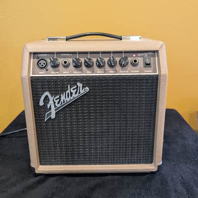 Fender Acoustasonic 15 2-Channel 15-Watt 1x6" Acoustic Guitar Amp Brown image 3